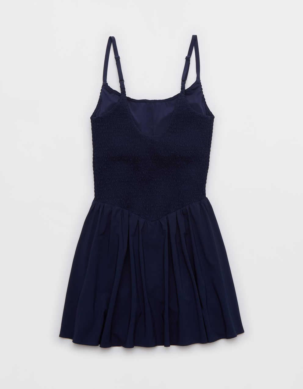OFFLINE By Aerie Real Me Smocked Flowy Dress