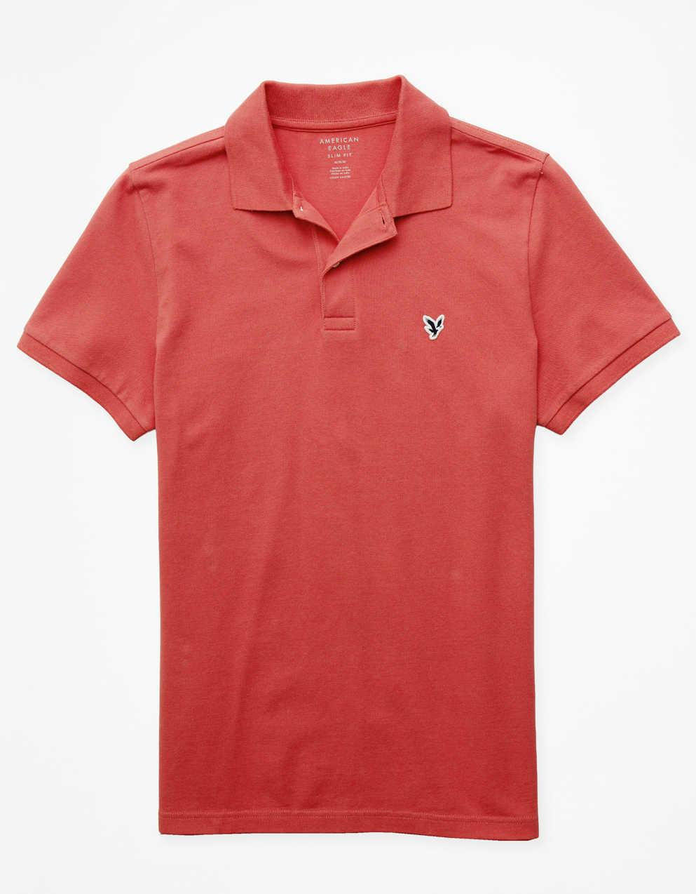 AE Slim Fit Flex Pique Polo Shirt