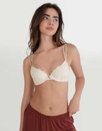 Show Off Rosey Lace Demi Push Up Bra