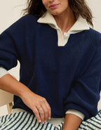 Aerie Classic Quarter Button Sweater