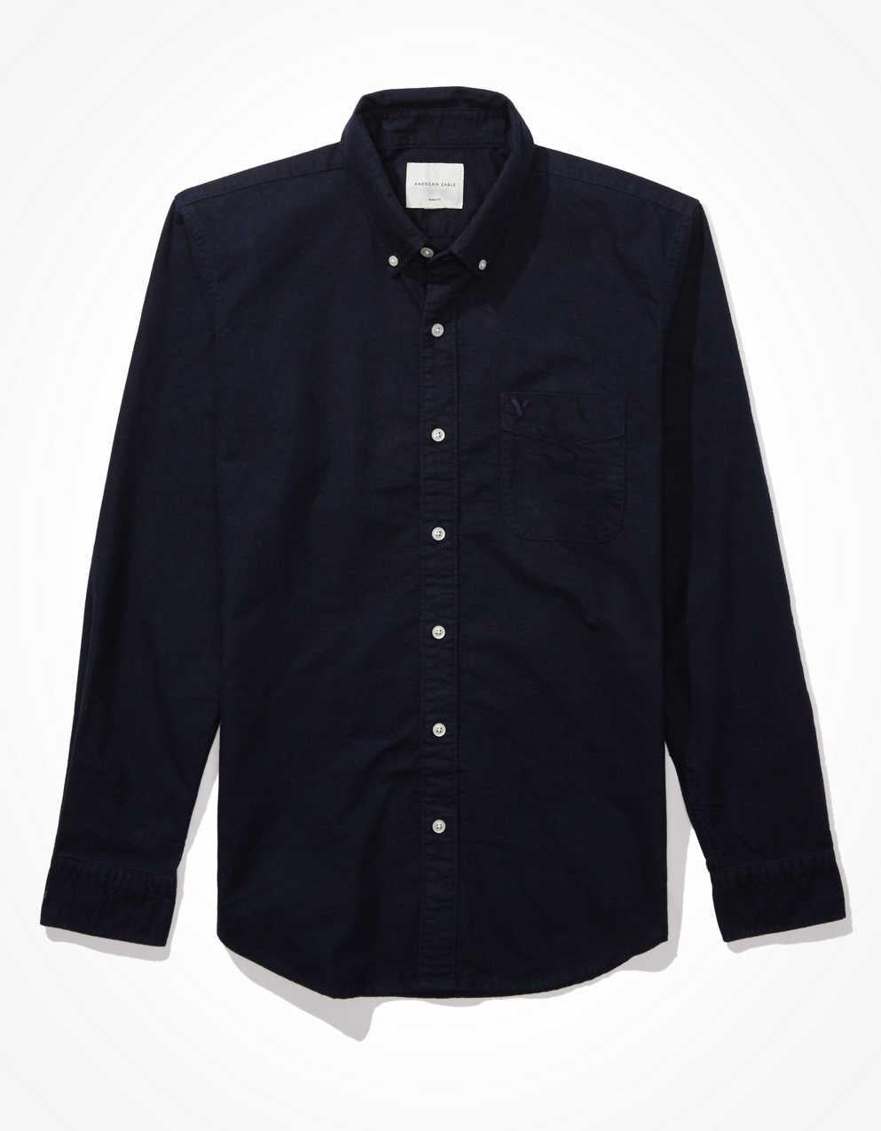 AE Slim Fit Oxford Button-Up Shirt
