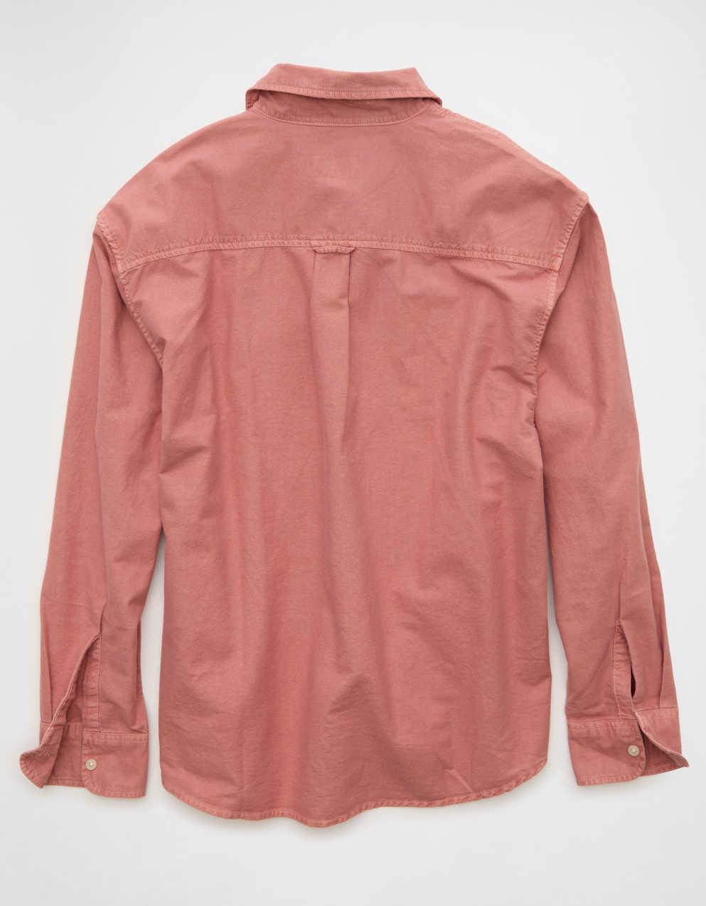 AE Relaxed Oxford Button-Up Shirt