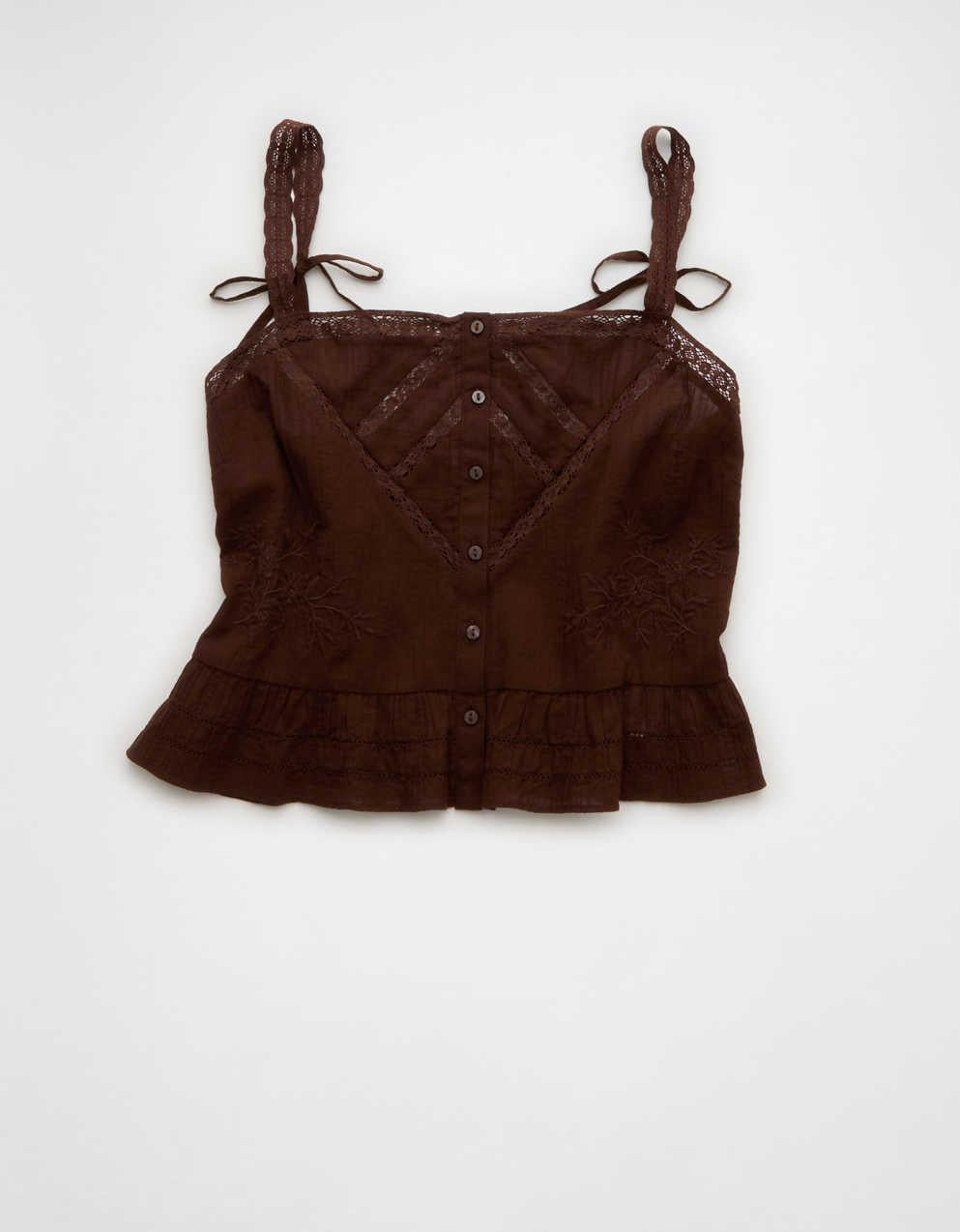 AE Fitted Peplum Cami