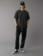 AE Boxy Fit Sueded Jersey T-Shirt