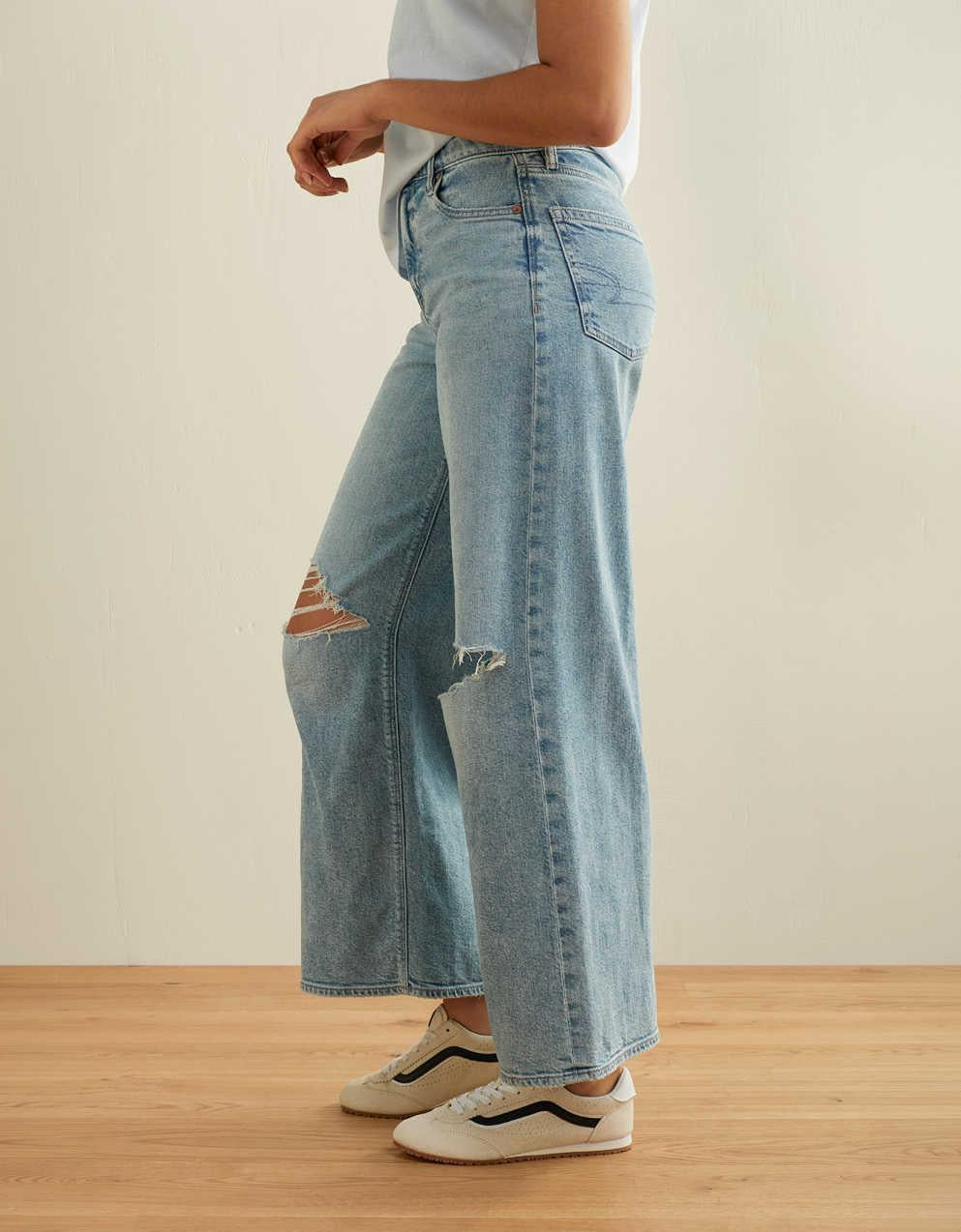 AE Super High-Waisted Ultra Wide-Leg Jean
