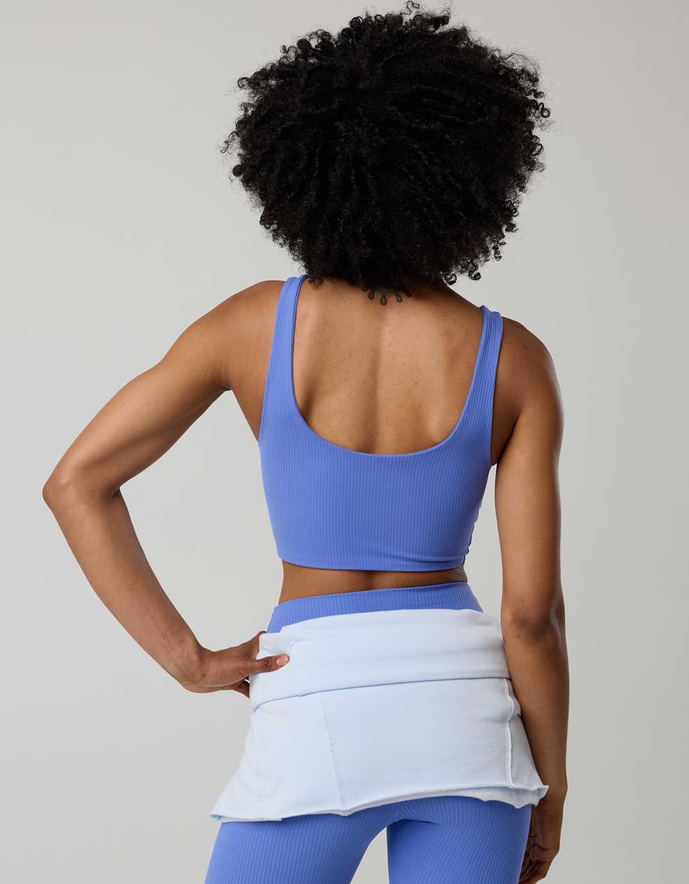 OFFLINE By Aerie Real Me XTRA Rib Switch Up High Neck Sports Bra