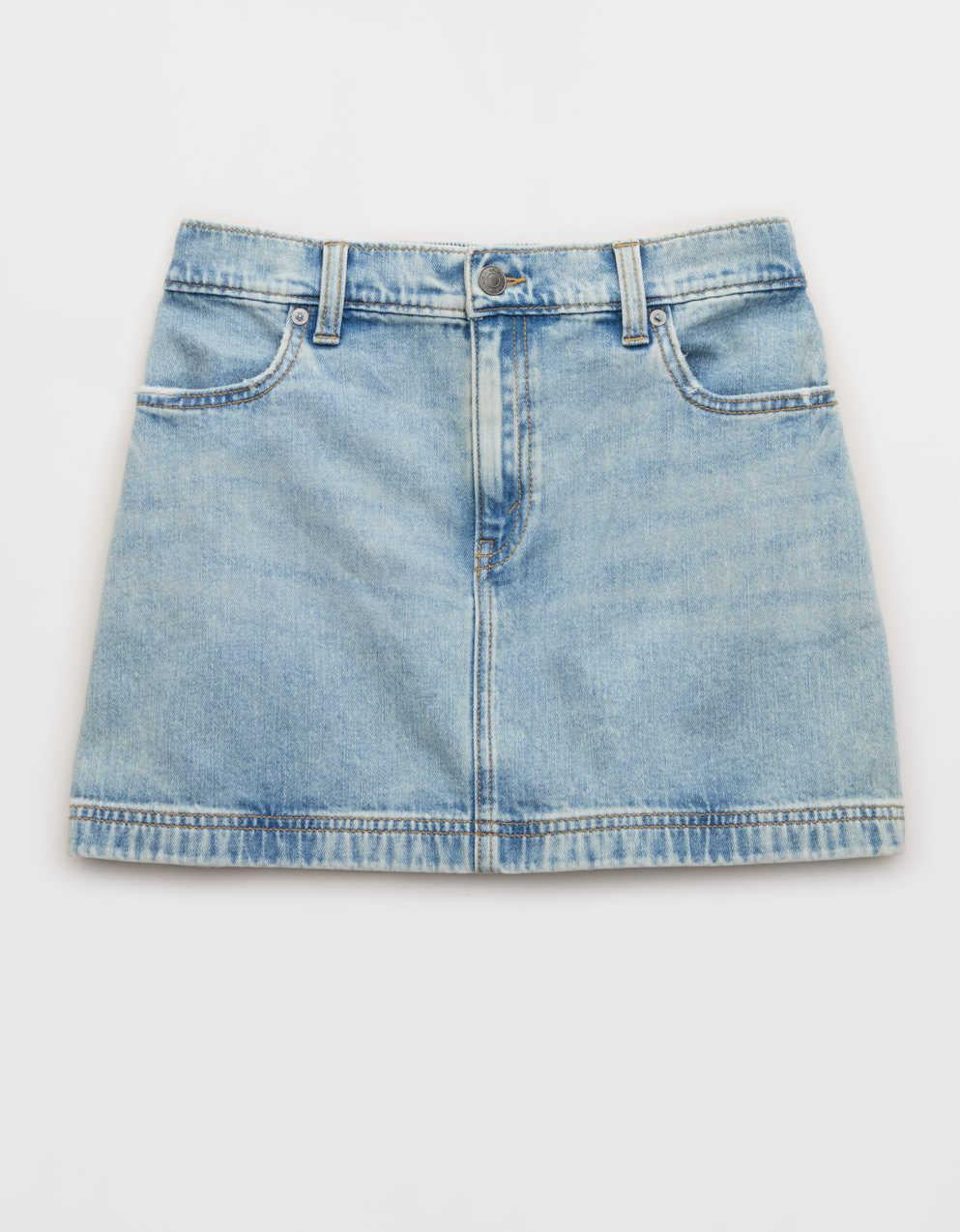 Aerie Daydream Denim Mini Skirt
