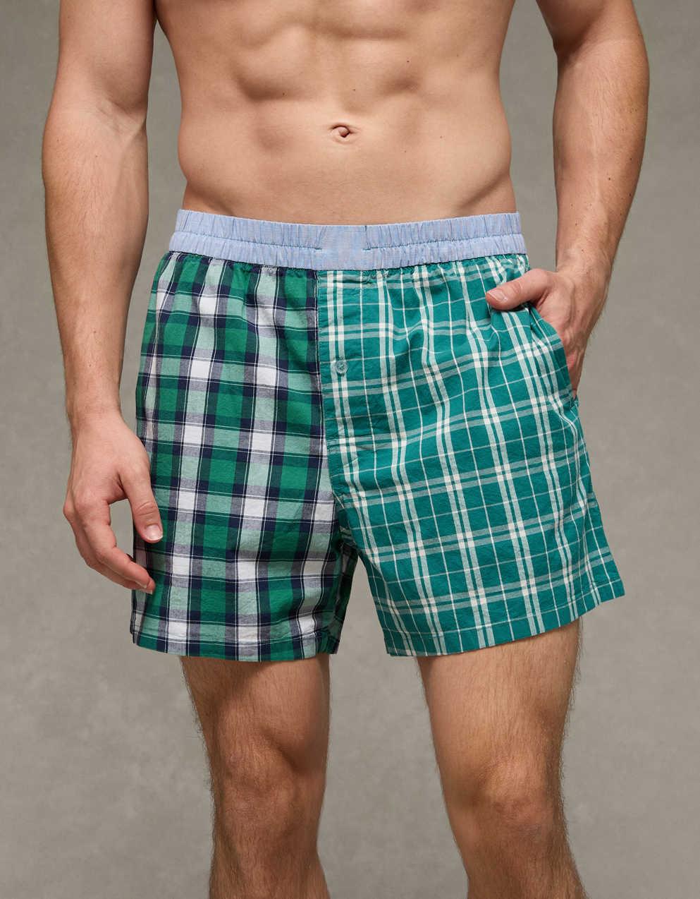 AEO Men's Poplin Classic Pocket Boxer Short