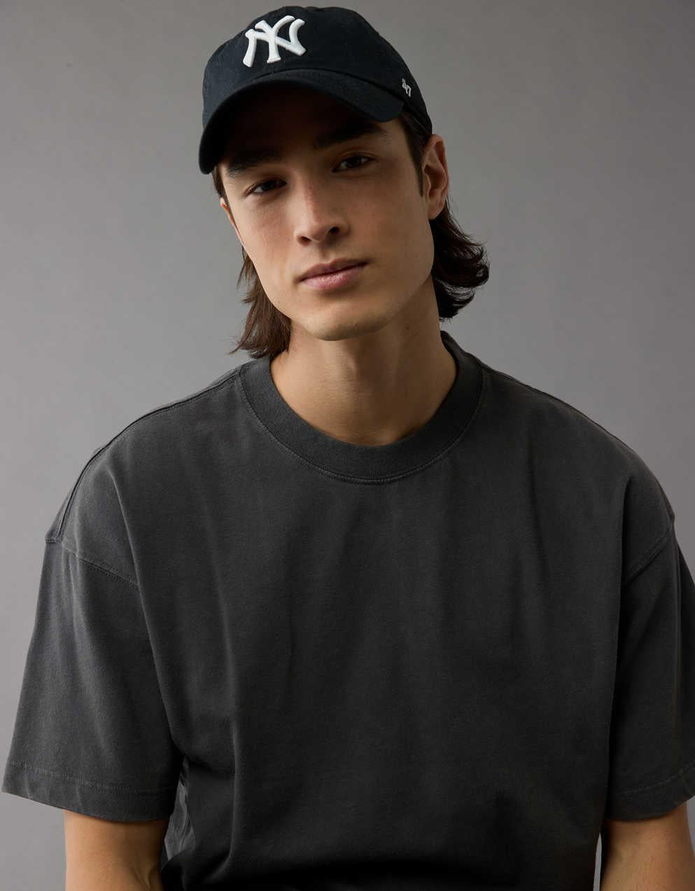 AE Boxy Fit Sueded Jersey T-Shirt