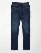 AE Stretch Super High-Waisted Ankle Straight Jean