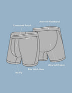 AEO Men's Eggplants 6" Ultra Soft Boxer Brief