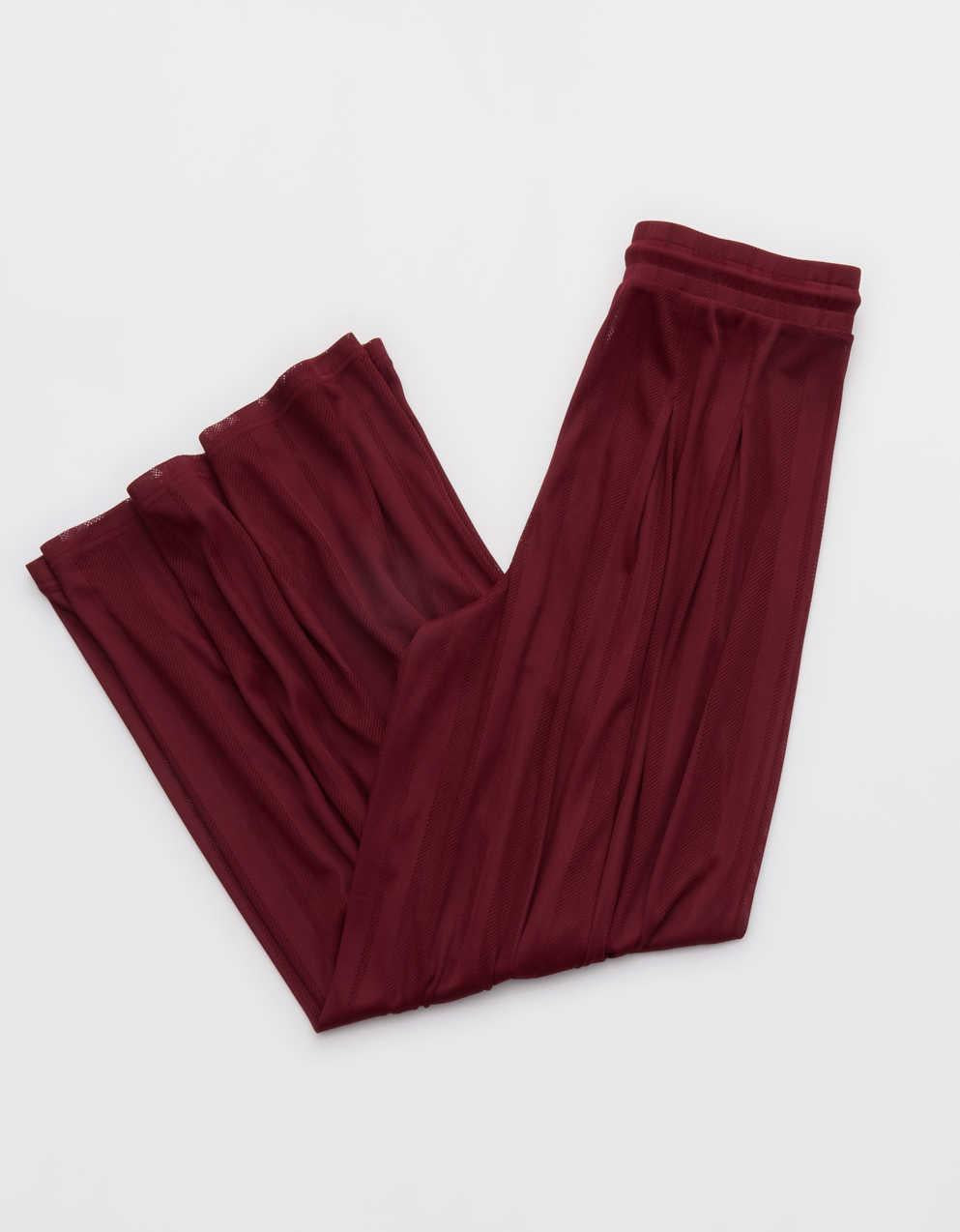 OFFLINE By Aerie Mesh Super Wide Leg Pant