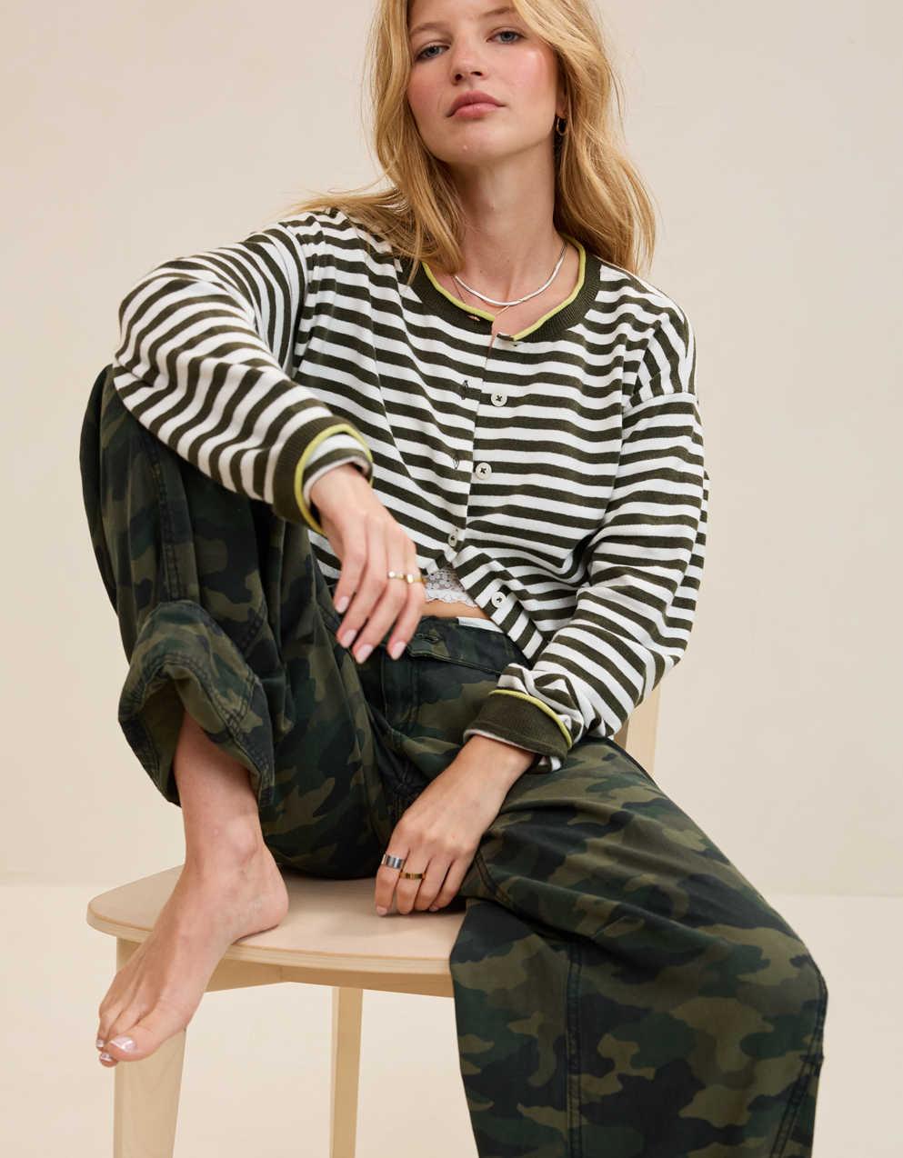 Aerie Utility Balloon Chino Pant