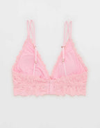 Show Off Rosey Lace Padded Plunge Bralette