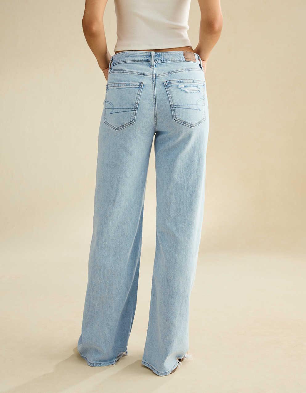 AE Super High-Waisted Baggy Wide-Leg Jean