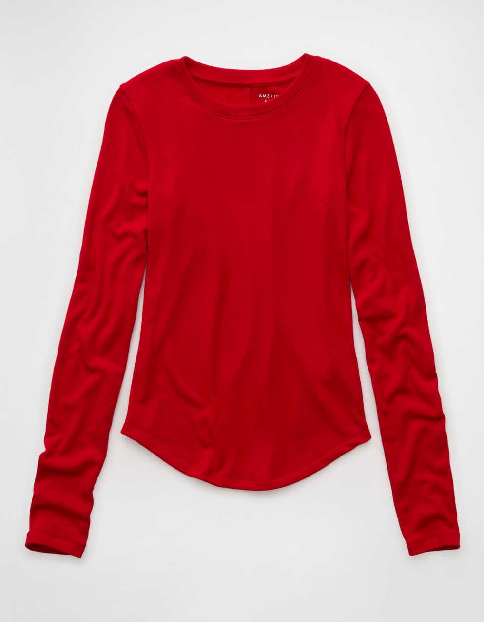 AE Long Sleeve Cozy Crew Neck T-Shirt