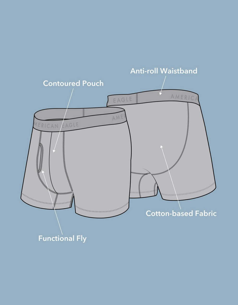 AEO Men's 4.5" Classic Cotton Boxer Brief
