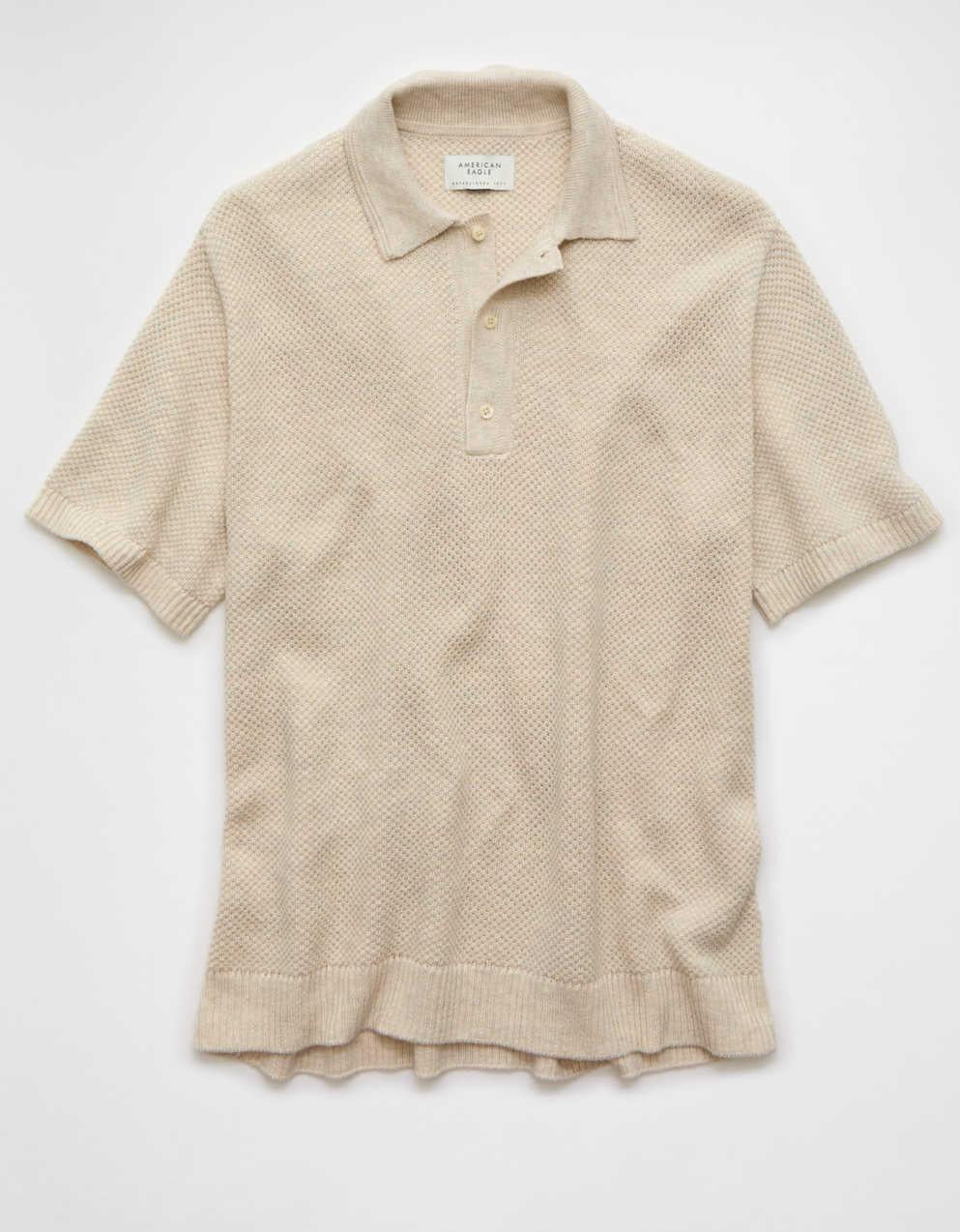 AE Pique Sweater Polo Shirt