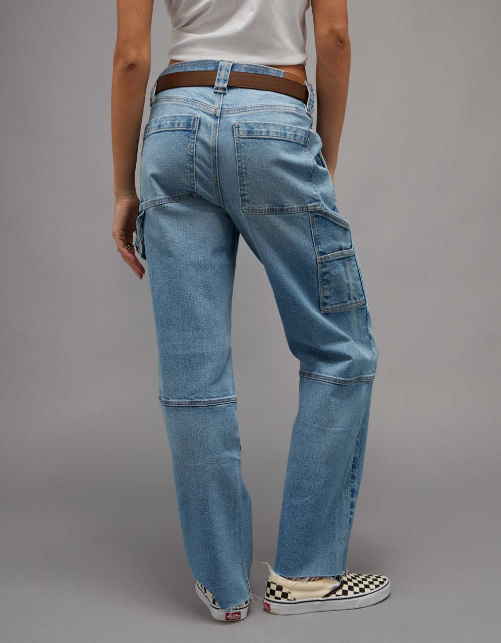 AE Strigid Low-Rise Baggy Straight Jean