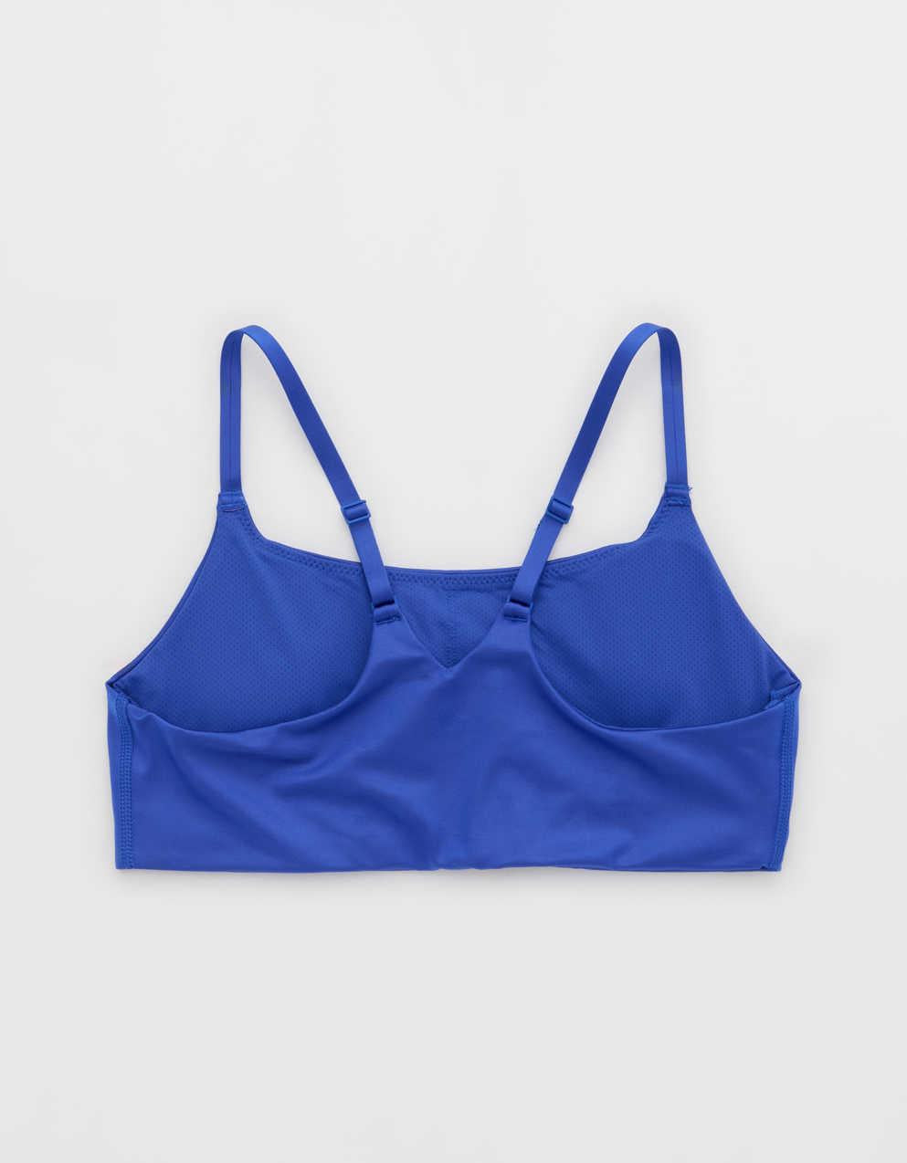 OFFLINE By Aerie Goals Gloss Strappy Sports Bra