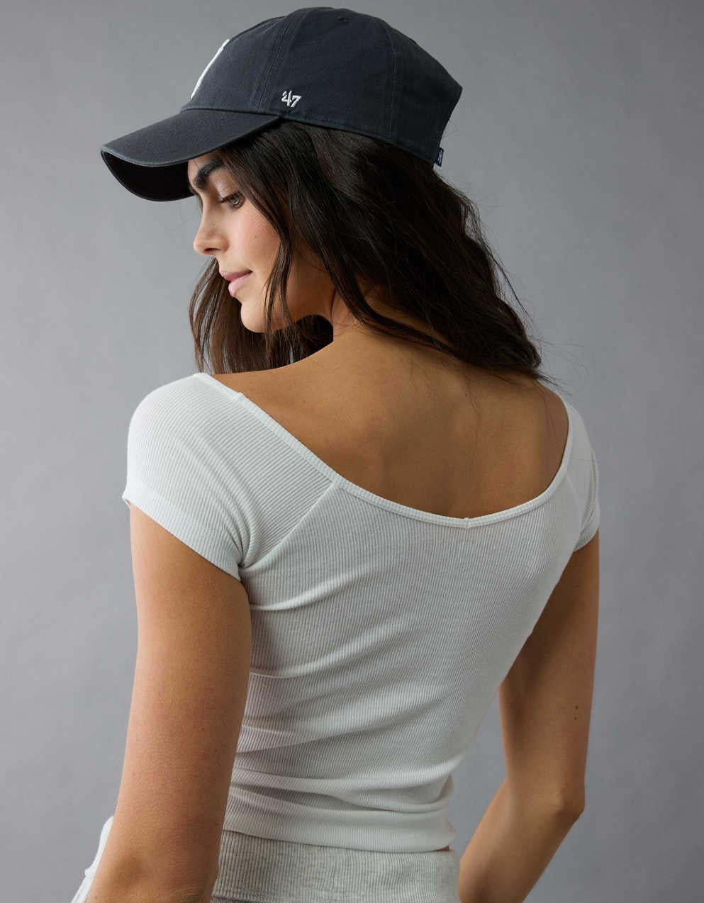 AE Saltwash V-Neck Baby Tee