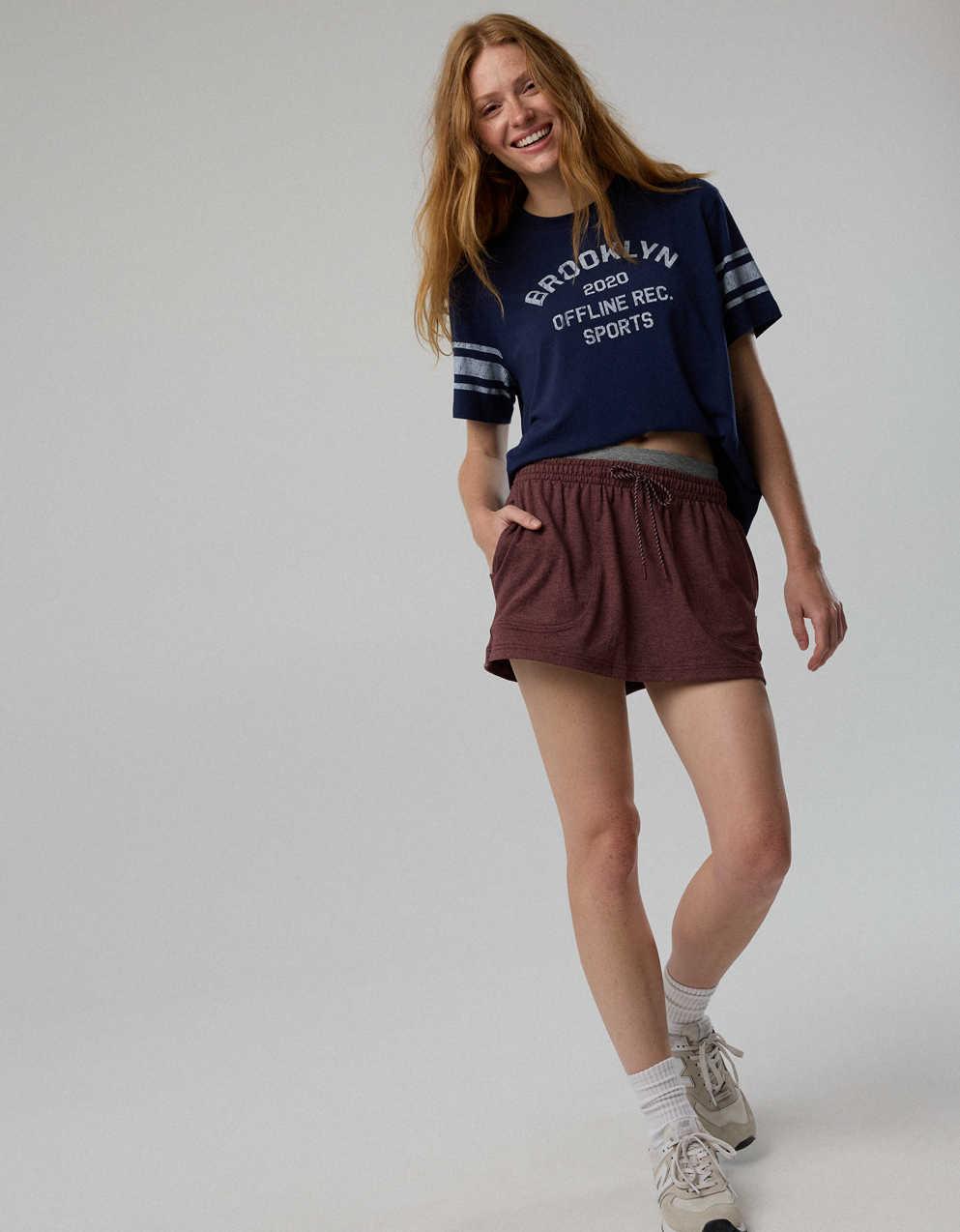 OFFLINE By Aerie Let's Stretch Seamed Boyfriend T-Shirt