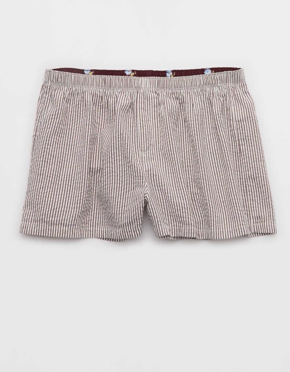 Aerie Around Town Seersucker Boxer