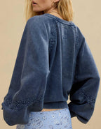 Aerie Hey Crochet Sweatshirt