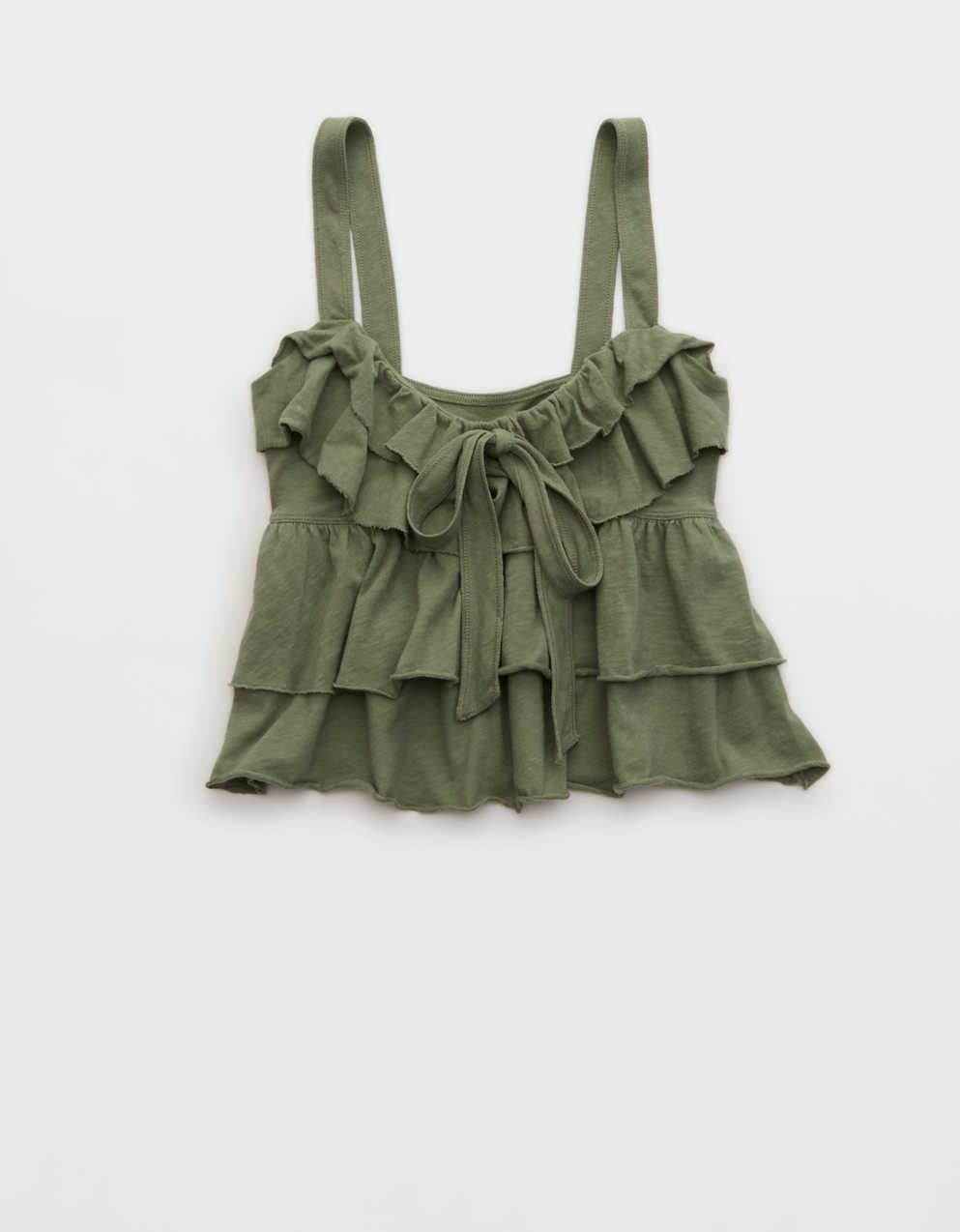 Aerie Ruffle Tank Top