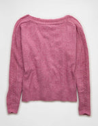 AE Whoa So Soft Lace Sweater
