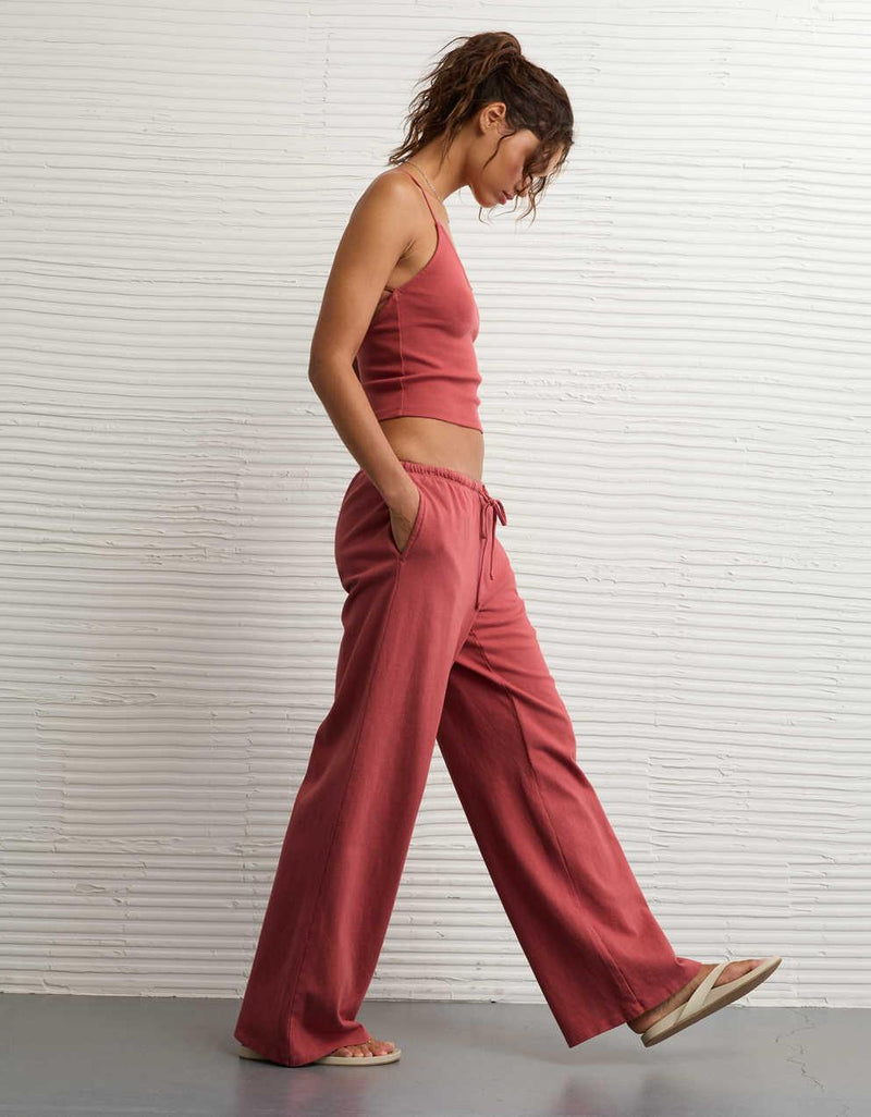 AE Saturday Mid-Rise Straight Pant