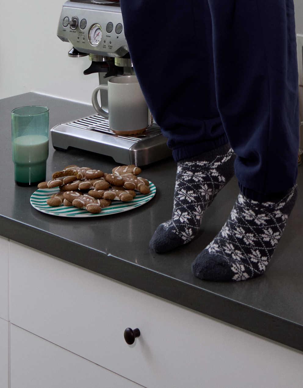 Aerie Cozy Ankle Socks 3-Pack
