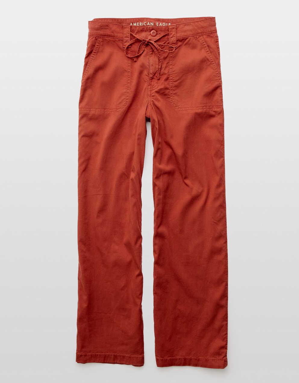 AE Dreamy Drape Stretch Super High-Waisted Baggy Wide-Leg Pant