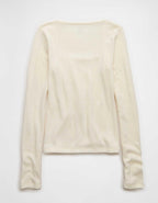 AE Long Sleeve Square Neck T-Shirt