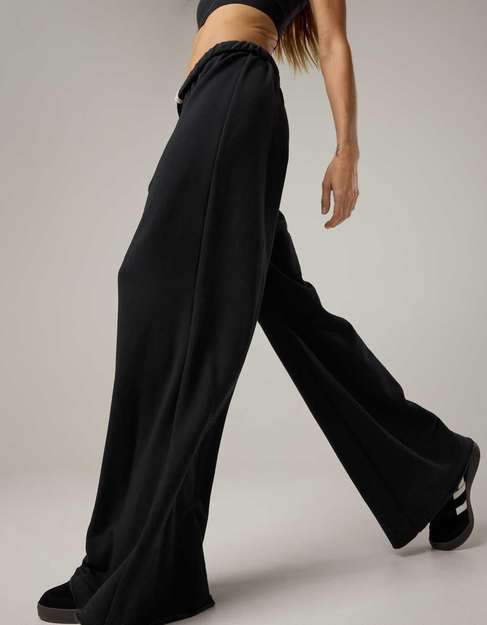 OFFLINE By Aerie OTT Fleece Super Wide Leg Pant