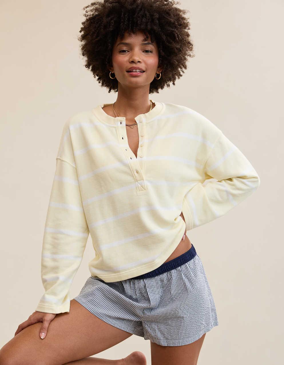 Aerie Alumni Henley Sweatshirt
