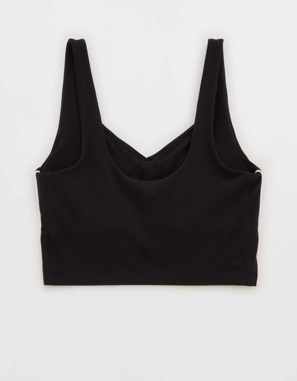 OFFLINE By Aerie Real Me Track Low Key Longline Sports Bra