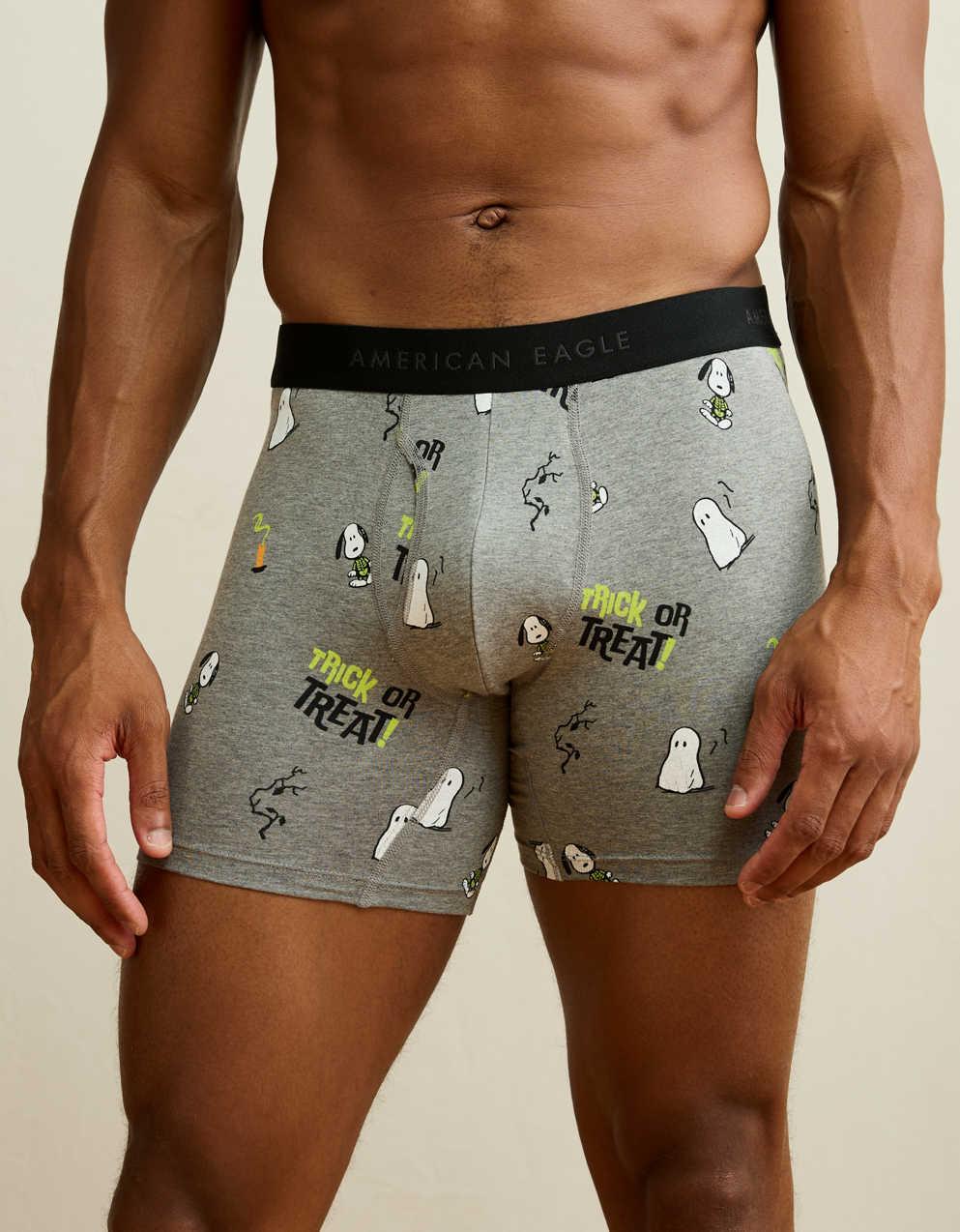 AEO Men's Halloween Snoopy 6" Classic Cotton Boxer Brief