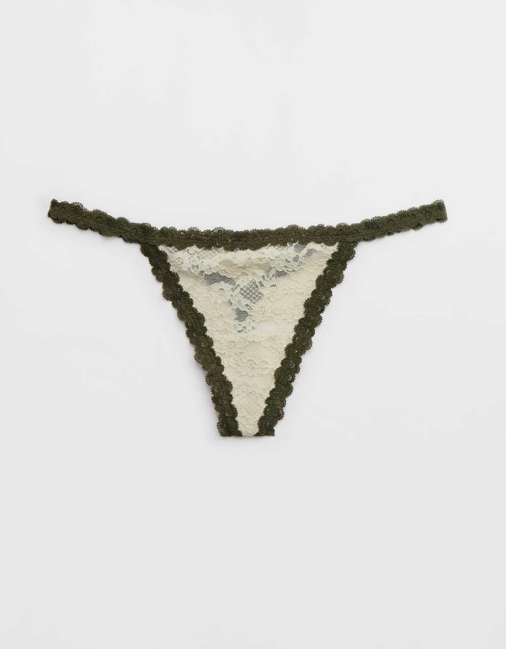 Show Off Vintage Lace String Thong Underwear