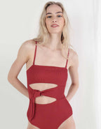 Aerie Ribbed Wrap Tie One Piece