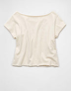 AE Off The Shoulder Graphic T-Shirt