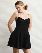 AE Sweetheart Button-Up Mini Dress