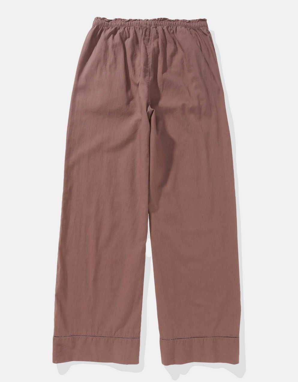 AE High-Waisted Linen-Blend Pull-On Pant