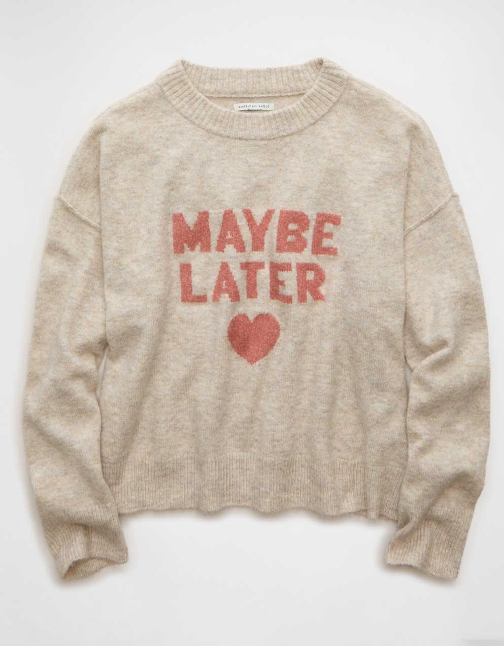 AE Whoa So Soft Valentine's Day Sweater