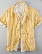 AE Poolside Striped Button-Up Shirt