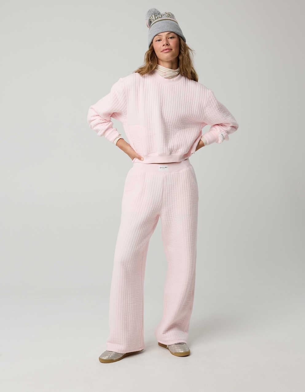 OFFLINE By Aerie Coffee Run Crewneck