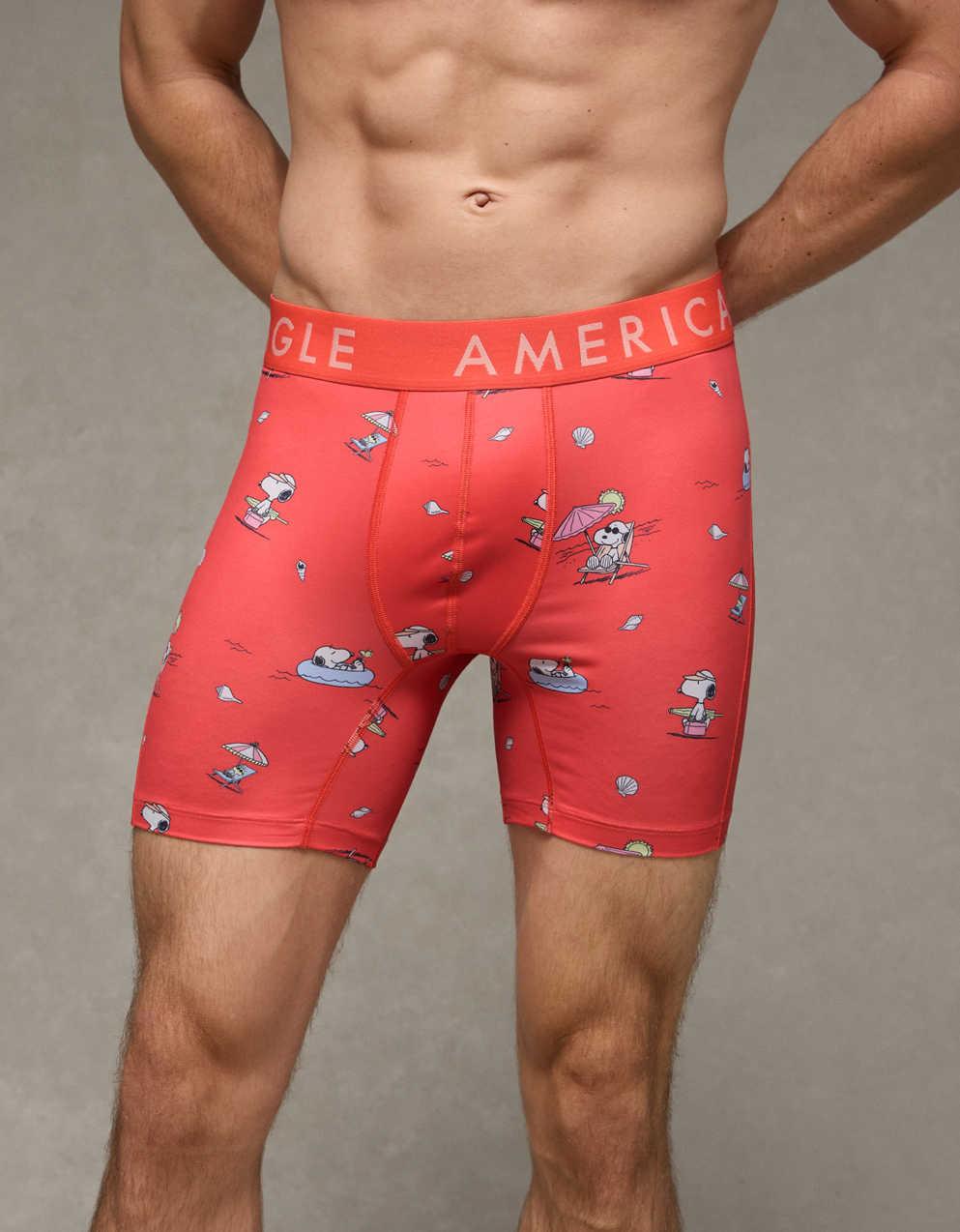 AEO Men's Snoopy 6" Flex Boxer Brief