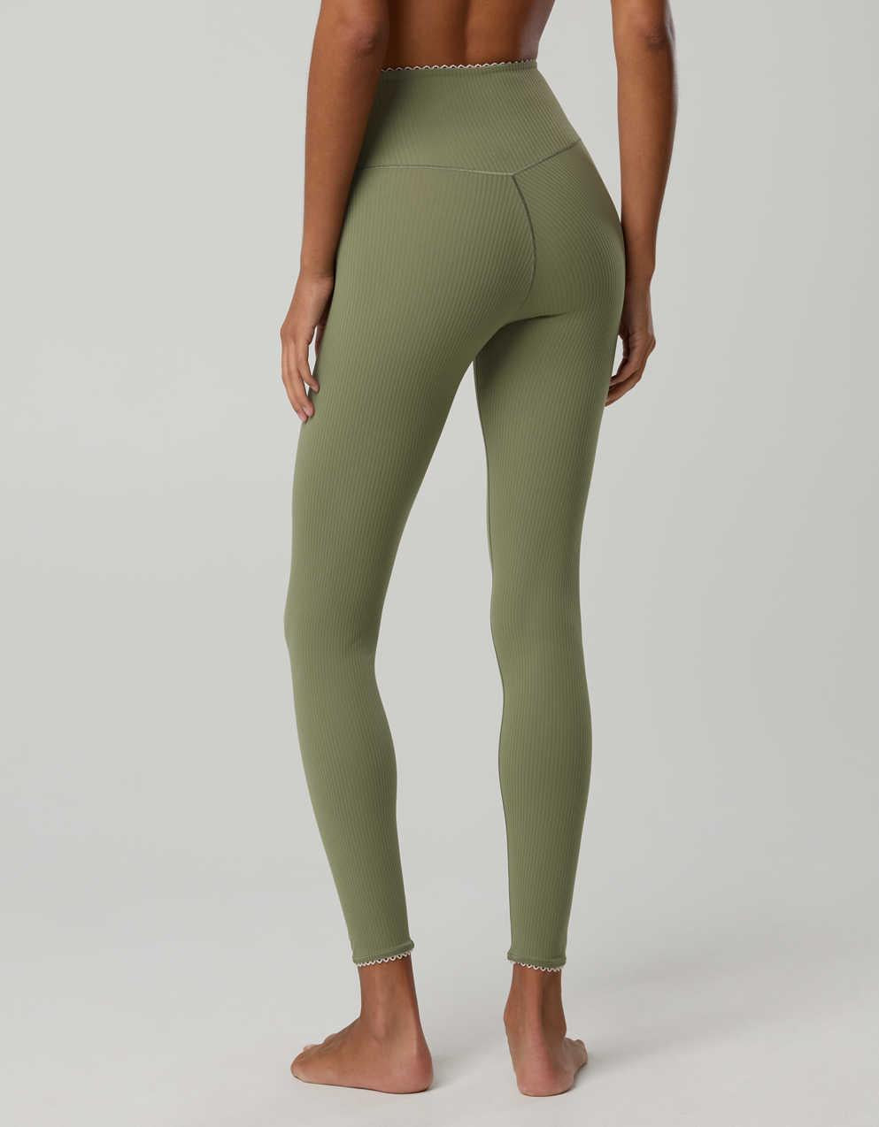 OFFLINE By Aerie Real Me XTRA Ribbed Picot Trim Crossover Legging