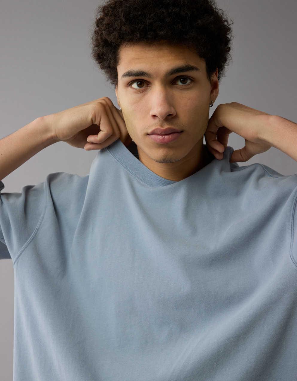 AE Boxy Fit Sueded Jersey T-Shirt