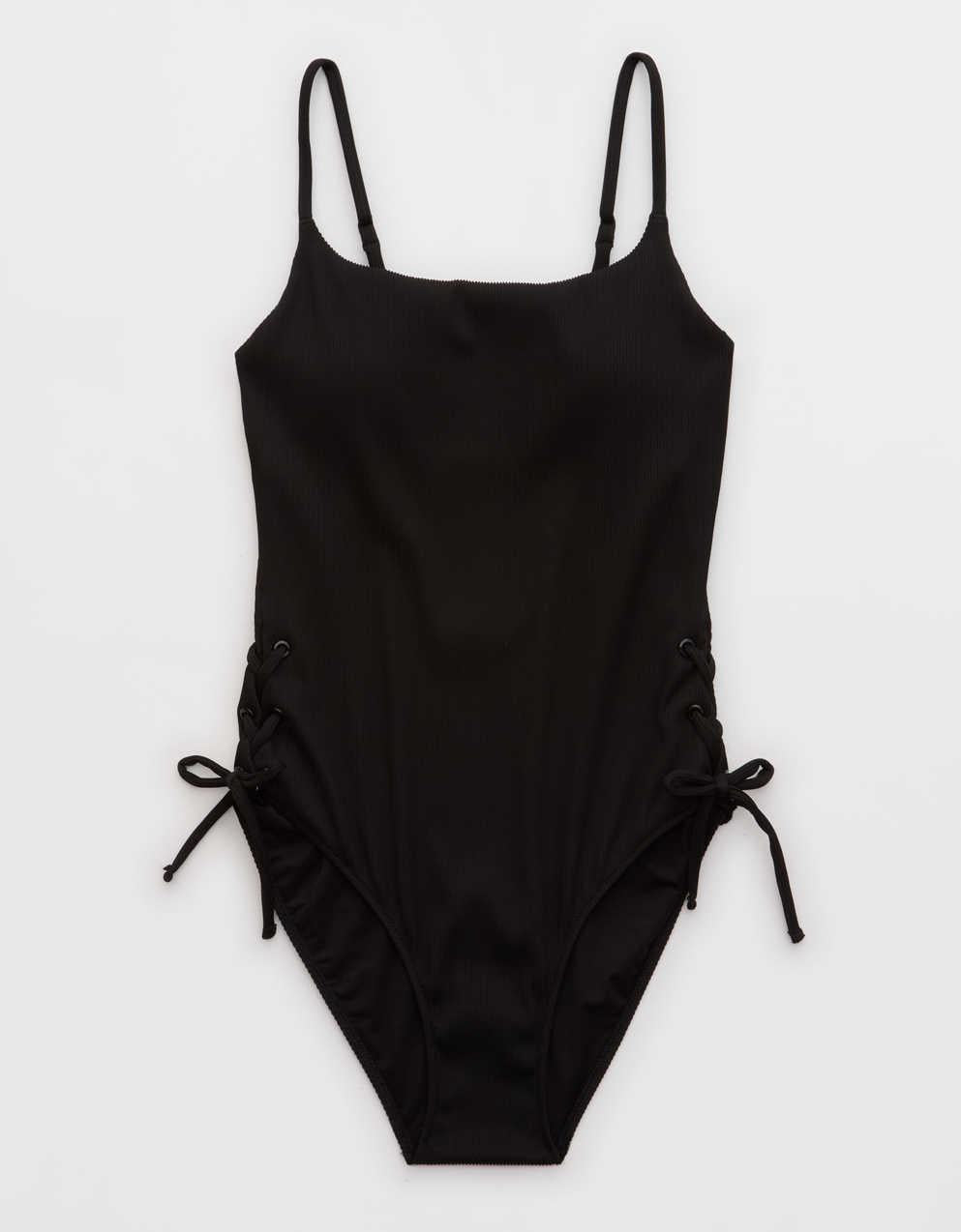 Aerie Ribbed Scoop One Piece Swimsuit